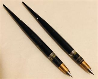 14K Gold Tip Vintage Fountain Pens 