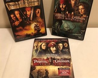 Pirates Of The Caribbean DVD Collection 