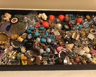 2 Pounds - Jewelry Parts & More For Crafting Lot 7
