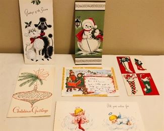 Vintage 1950/60s Christmas Cards Lot 2 