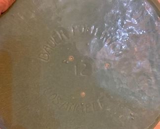 #3- Franciscan pitch with 5 ceramic Bauer mugs on a ceramic Bauer tray (includeds ALL pieces)-                   $120 for ALL