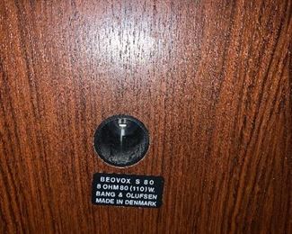 #77- Bang Olufsen speakers- Beovox s80- made in Denmark- $260