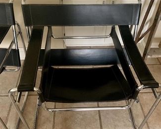#43- Pair of Knoll Wassily Chairs designed by Marcel Breuer- $2000