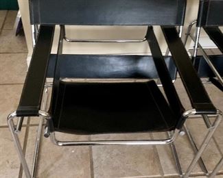 #43- Pair of Knoll Wassily Chairs designed by Marcel Breuer- $2000