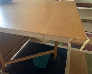 #15- ***Image shows tape along edges of table- loose veneer on edges of table**- $2600