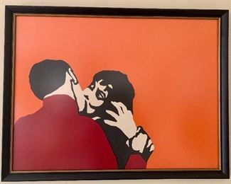#13- Kiss Me, Stupid by Rosalyn Drexler, 1964,              25 1/2 x19 1/2- signed, numbered, embossed- $600