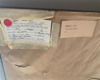 #66- Original signed painting- titled "Feeling Gape" oil on canvas by  Debbee A. Hix- 25w x 39 1/2t- $400