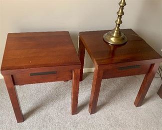 #62- 2 Edo by Sitcom nightstands- 19 1/2t x 18 x 18- $180 for Pair