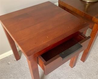 #62- 2 Edo by Sitcom nightstands- 19 1/2t x 18 x 18-$180 for Pair