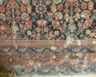 #53- Vintage rug- 62w x 128 1/2- $400