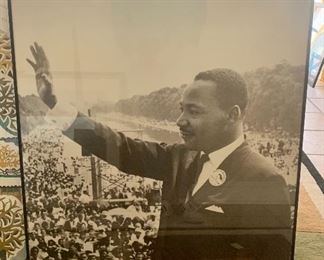 #28- I have a Dream poster- 26 1/4w x 38 1/4h- $40