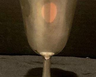 #80- 1 sterling goblet- Marked Wallace Sterling 950- NOT weighted- 168 grams total- $104
***Not discounted***