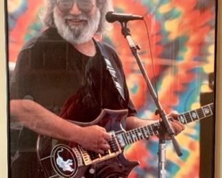 #57- Jerry Garcia Framed Poster- $40