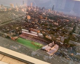#29- Framed Wrigley Field Picture- $60