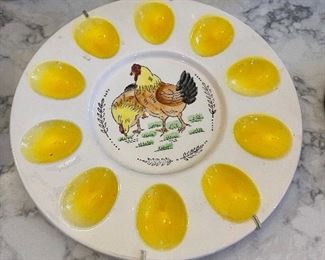 vintage deviled egg trays