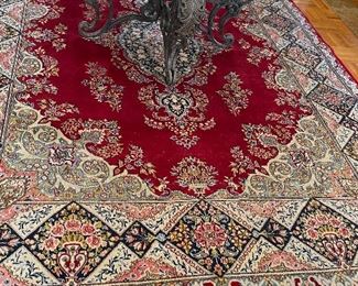 red wool rug