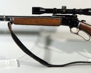 Marlin Golden 39A .22 SLLR Lever Action Rifle SN# W9262, With Simmons 4x32 Scope And Leather Sling