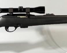 Remington Model 597 Magnum .22 WIN MAG Rifle SN# 2941934 M, With Redfield 4x Scope