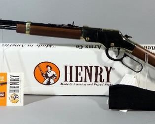 Henry Repeating Arms H004 Golden Boy .22 SLLR Lever Action Rifle SN# GB329836, With Receiver Sock