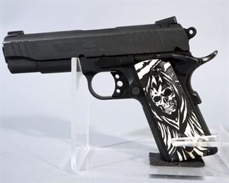 Taurus 1911 Commander .45 ACP Pistol SN# NMT35024, With 2 Total Mags, Extra Grips And Paperwork, In Hard Case