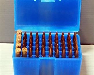 30-06 Ammo, Approx 50 Rds, In Plastic Ammo Case, Headstamp "LC 67 Match"