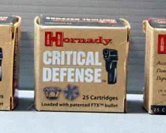 Hornady Critical Defense .357 MAG Ammo, Approx 75 Rds