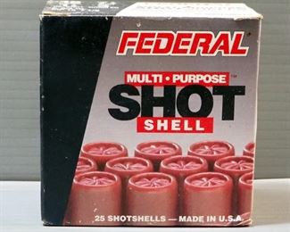 Winchester And Remington 12 ga Ammo, Approx 79 Rds, Winchester 12 ga Buckshot, 5 Rds, And Federal 20 ga Ammo, Approx 25 Rds