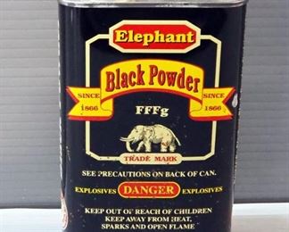 Elephant FFFg Black Powder, 16 oz Can