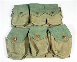 Bar Mag Belt Pouches, Qty 2, Each Holds 3 Magazines