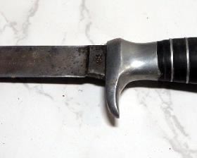 Edge Brand Fixed Blade Knife, 5" Blade, With Leather Sheath