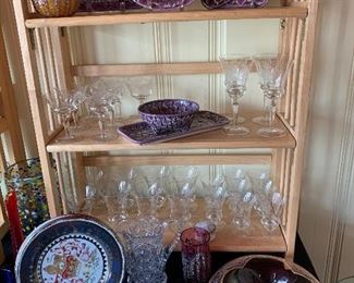 Mexican ceramics and etched crystal