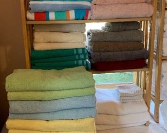 Spa towels, bath towels, pool towels