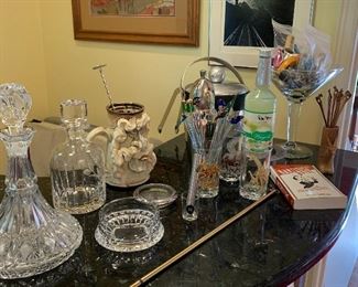 Barware and decanters