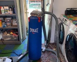 EVERLAST 4812 Heavy bag, stand, speed bag and boxing gloves