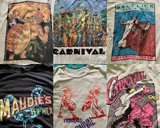 Vintage T-shirts: Carnival, Maudies, Salt Lick & more