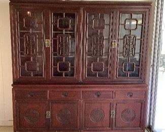 Wle001 Oriental Rosewood Buffet & Hutch