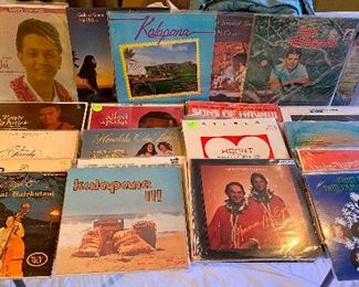 WLE033 - Lot of 48 Vintage Hawaiian Vinyl Records - Over 4,000 Albums Up For Auction! See Photos