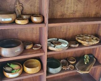 WLE058 - More Vintage Monkey Pod Wood Serving Platters & More