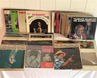 WLE072 - 48 VINTAGE HAWAIIAN MUSIC VINYL RECORDS