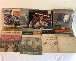 WLE073 - 48 VINTAGE HAWAIIAN MUSIC VINYL RECORDS