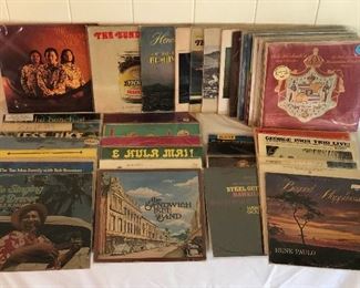 WLE084 - 48 VINTAGE HAWAIIAN MUSIC VINYL RECORDS