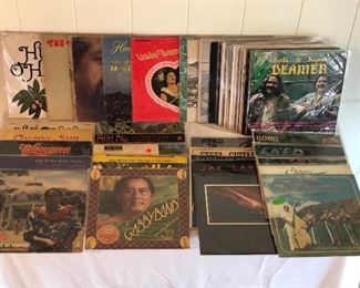 WLE085 - 48 VINTAGE HAWAIIAN VINYL RECORDS