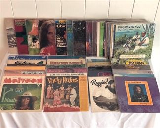 WLE096 - 48 VINTAGE HAWAIIAN MUSIC VINYL RECORDS