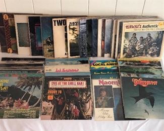 WLE097 - 48 VINTAGE HAWAIIAN MUSIC VINYL RECORDS