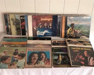 WLE099 - 48 VINTAGE HAWAIIAN MUSIC VINYL RECORDS