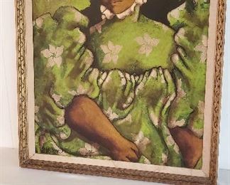 WLE117 - Framed Original Oil Painting, Signed by Artist Le Branch