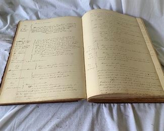 WLE130-Antique Historical Honolulu Court Records 1887-1888 Leather Bound Book 