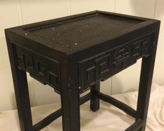 WLE181 - Wood Oriental Side Table