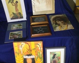 WLE184 - Lot of Hawaiian Subject Prints