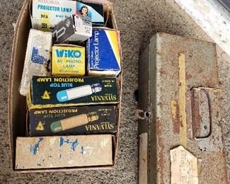 WLE221 - Large Assortment of 16mm Projector Replacement Bulbs